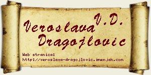 Veroslava Dragojlović vizit kartica